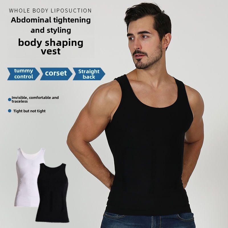 

Чоловічий безшовний жилет для схуднення та формування грудей - Європейський та американський стиль L