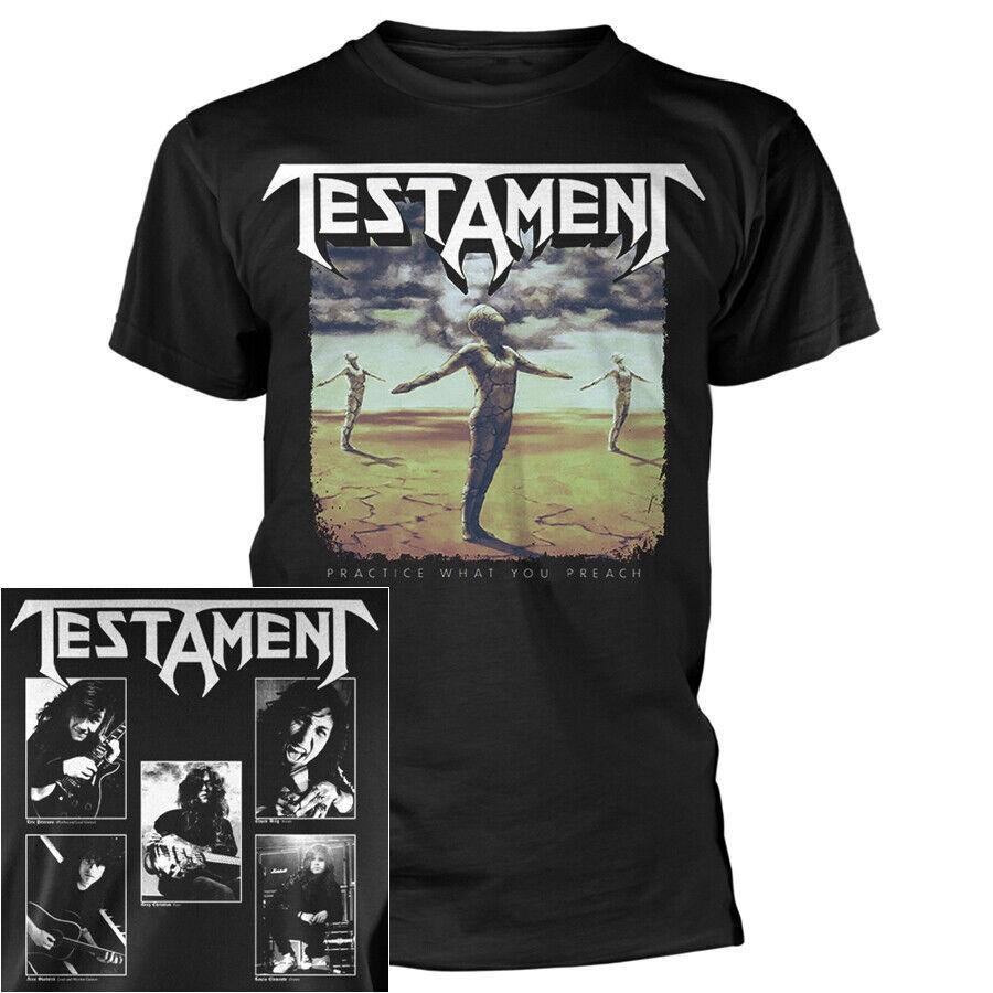 

26 Testament Practice What You Preach Shirt S-3XL Official Thrash Metal Band Tshirt Unisex T-Shirt XXXXL
