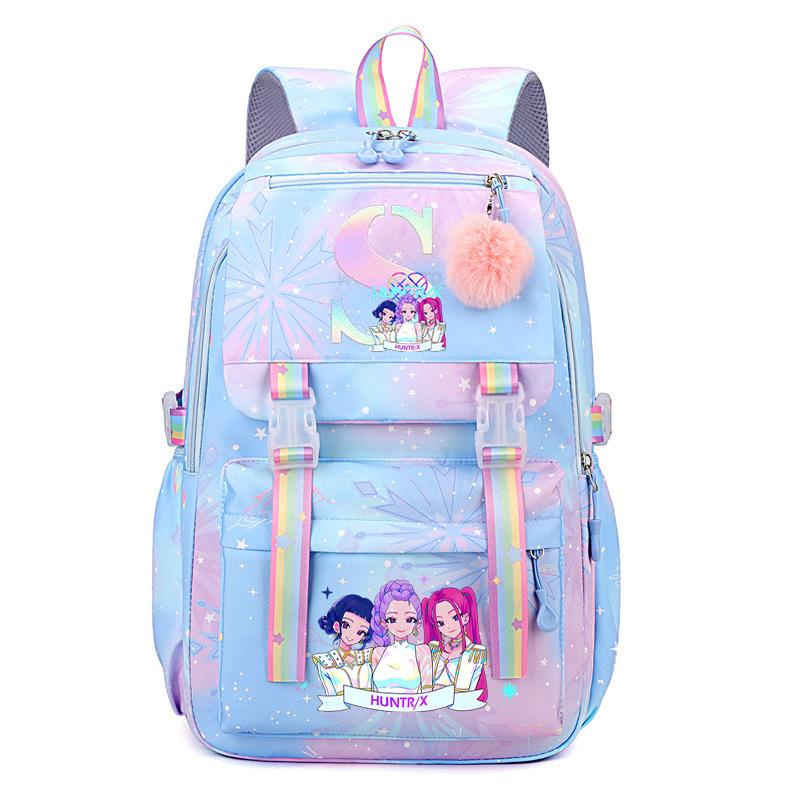 Animation Cartoon Letter Printing Student Campus High Value Fashion Backpack Light Large Capacity Backpack