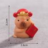 Micro Landscape Cute New Year Fortune Capybara Capibara Figure Decoration Desktop Car Accessories