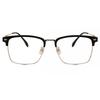 Full Rim Browline Black Gold Smartbuy Collection Huellie 71002 C6 Fashion Unisex Eyeglasses