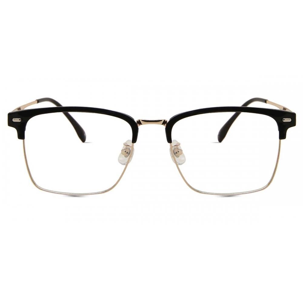 Full Rim Browline Black Gold Smartbuy Collection Huellie 71002 C6 Fashion Unisex Eyeglasses
