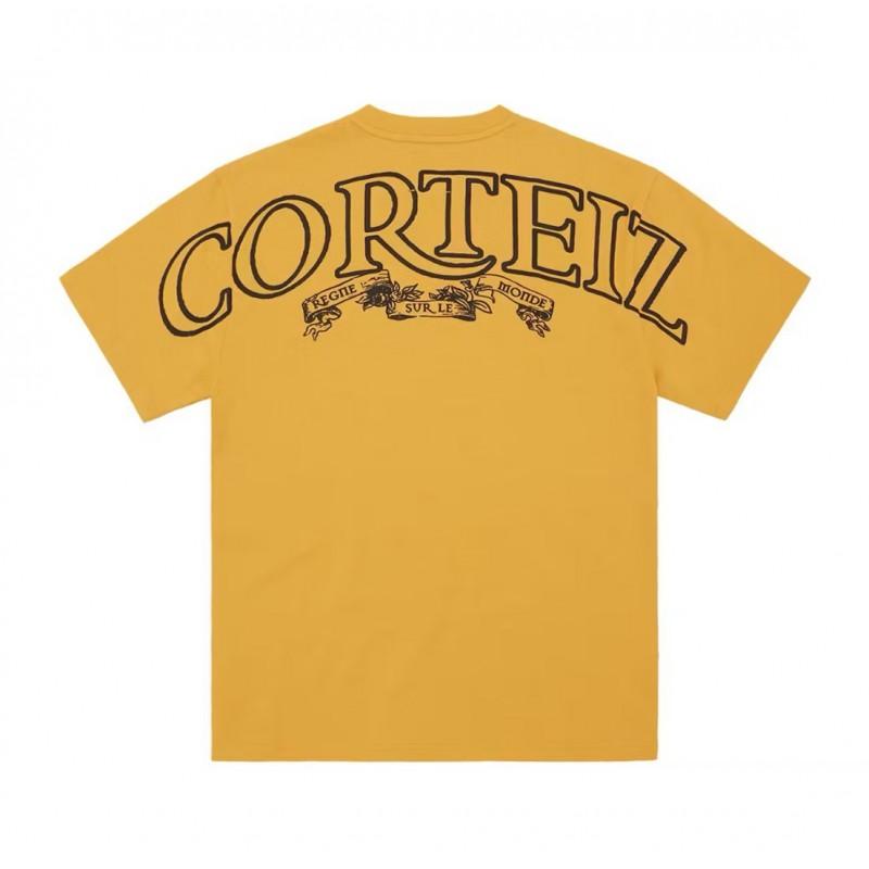 Corteiz Short Sleeve T-Shirt Mens Loose Fit Graphic Print Crew Neck Casual Streetwear Tee