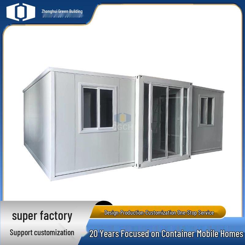 2025 Expandable Container House: Steel Plate Movable Office, Cafe, or Outdoor Tool Room