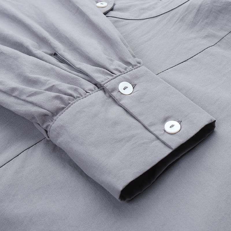 GMXIA Stile Tempo Libero Primaverile Cardigan Retrò Girocollo Abito a Svasatura Larga per Donna