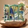 Huangshan Scenic Spot Wooden Magnet - Anhui Travel Souvenir and Cultural Stamp