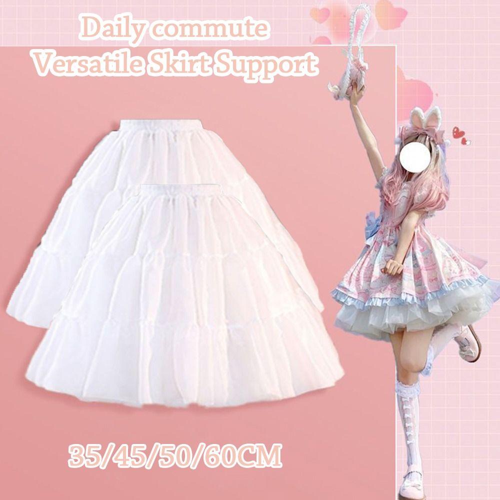 White Petticoat Without hoop Ball Gown Petticoats Fashion Flower Dress Accessories