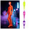 Salopetă Monocromă pentru Femei cu Fața Descoperită, Strâmtă pe Mâini și Picioare, O Singură Piesă, Performanță pe Scenă, Zentai, Culori Multiple, Costum Cosplay