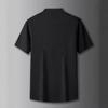 Fat brother, loose Chinese retro stand-up collar short-sleeved shirt, summer plus size men's Tang suit half-sleeved shirt