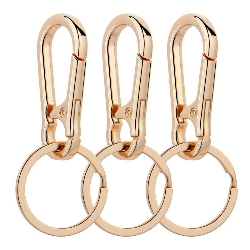 Metall Karabiner Clip Schlüsselanhänger Karabiner Form Schlüsselanhänger Schlüsselanhänger Ring Clip Halter Organizer für Zuhause Auto Schlüssel Schlüssel Finder Damen Herren
