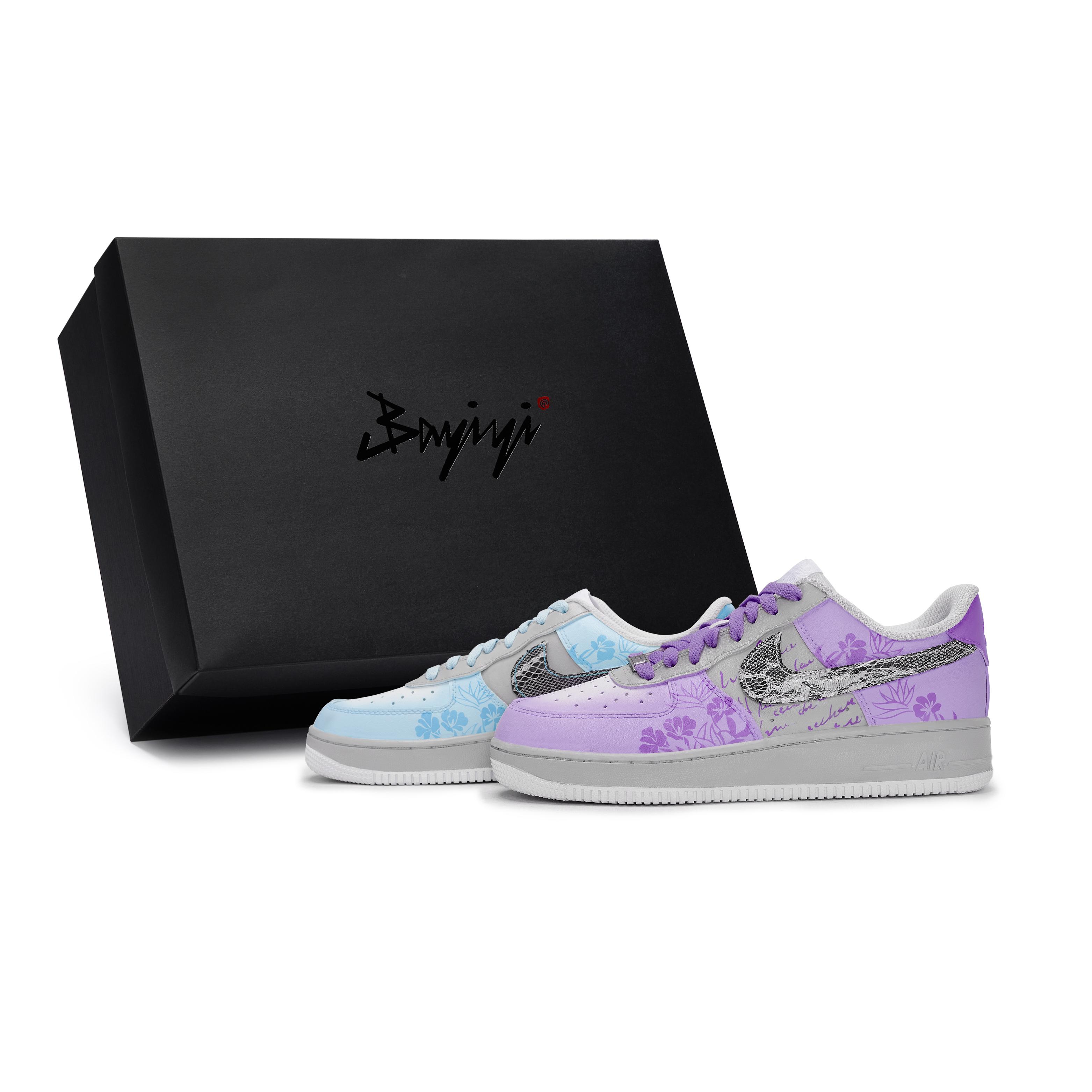 

Nike Air Force 1 Skateboard Shoes Unisex Low Top White/Blue/Purple CW2288-111(Team80-S-BOX) 36.5