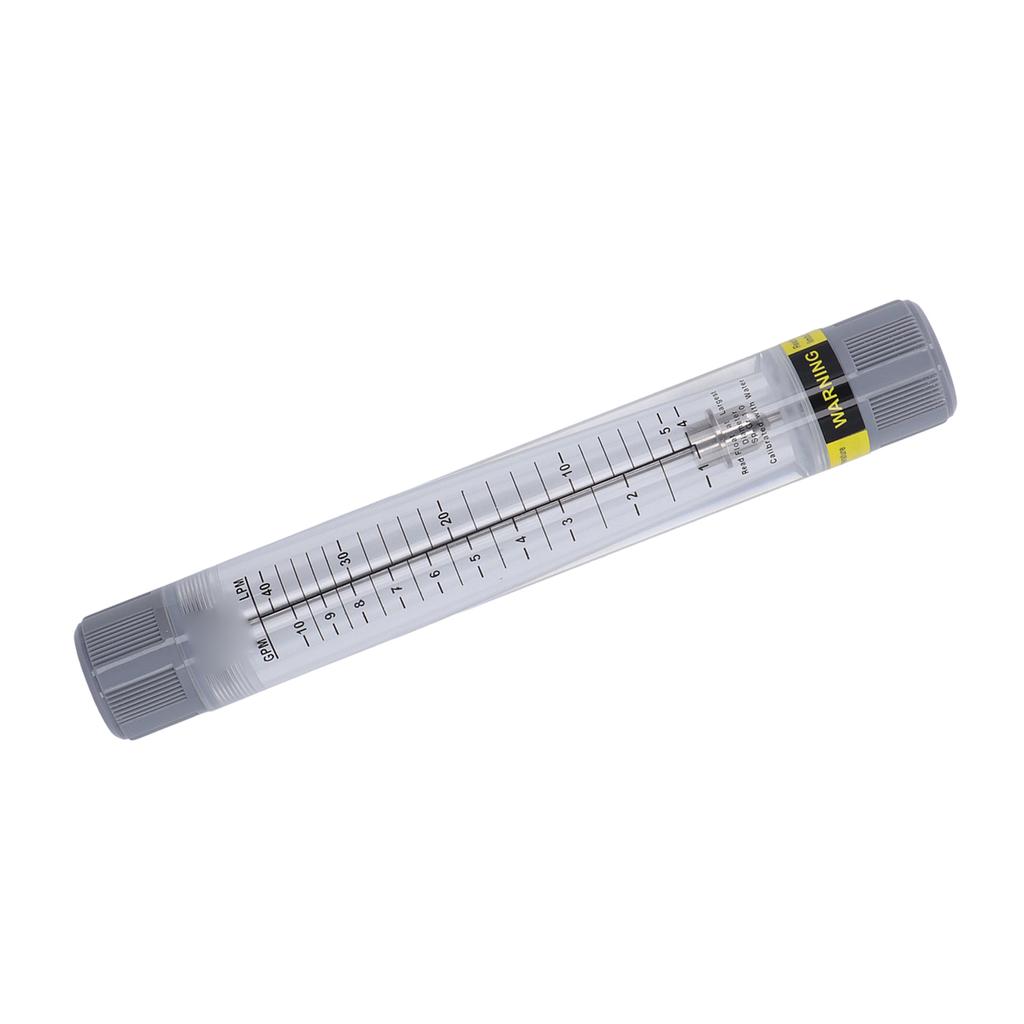 Liquid Flowmeter Tube Type 1?10GPM Accurate Scale Transparent Acrylic Water Flow Meter G1 Female