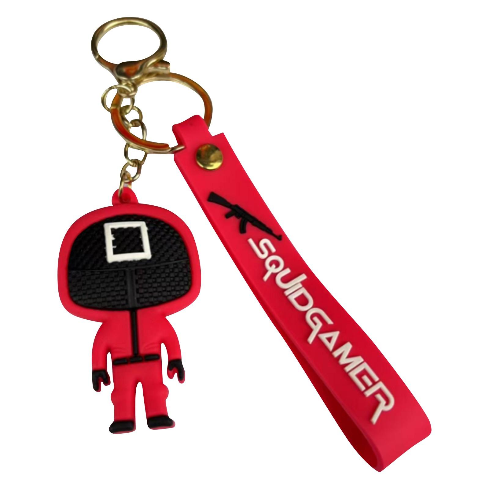 

Милый ручной ремешок карабин-лобстер подвесное кольцо машина красный сумка подвеска One Size