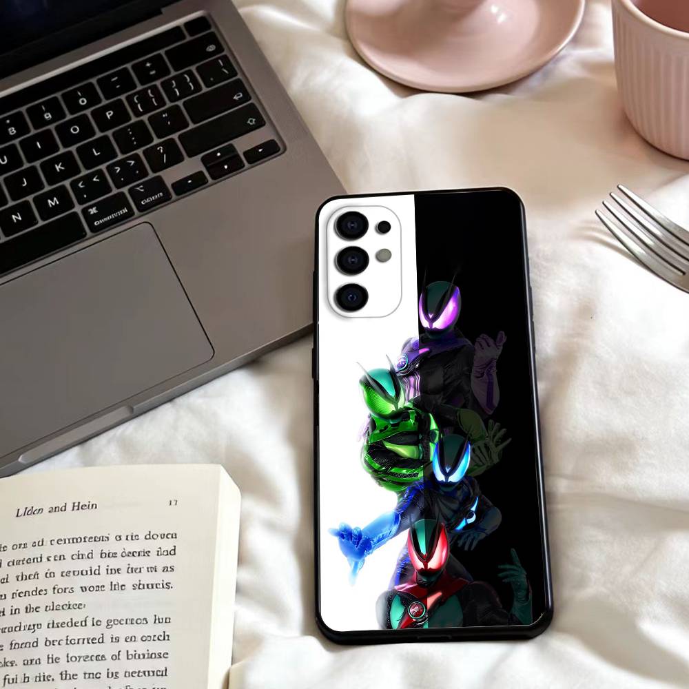 Anime K-Kamen R-Rider ZeztzS Pouzdro na telefon Pro Samsung S25,24,23,22,30,21,10,9,Ultra,Plus,Lite,FE,4,5 G Měkké černé pouzdro