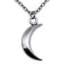 Pentagram keltisk knut hänge stjärna Halsband måne sol Smycken Amulett hantverk 45 cm eller 70 cm lång kedja