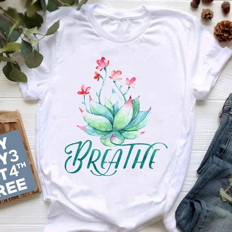 I Lamaste Lama Animal Print TShirt Women Clothes Meditation Tshirt Femme Funny White T Shirt FeUnisex Summer Fashion Tops