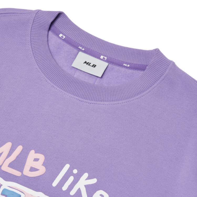New MLB Sweatshirts Unisex Purple 3AMTL6116-07LDS