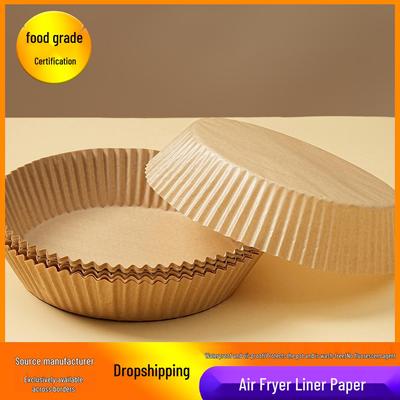 High-Temp Resistant Square Air Fryer Oil-Absorbing Baking Paper Bowls