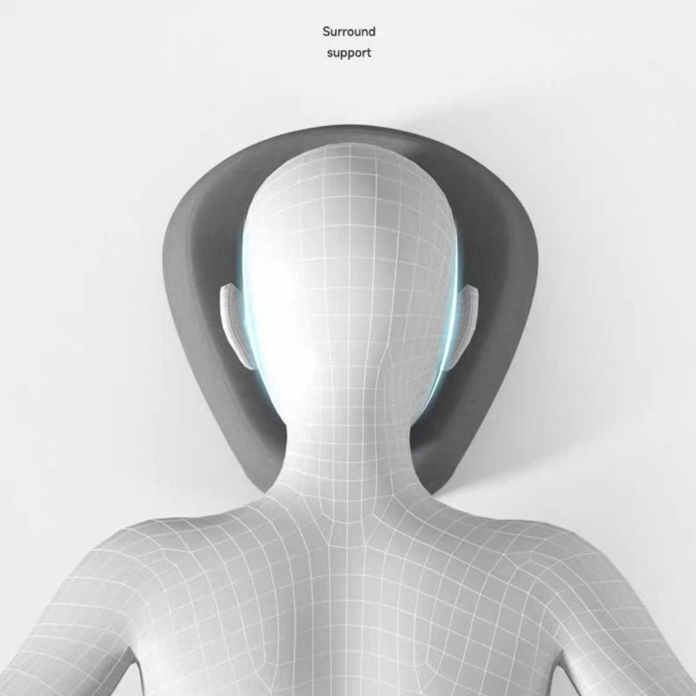 Facial Support Ergonomic Massage Table Headrest Slow Rebound Comfortable Face Cradle Pillow Lightweight Breathable Memory Pillow