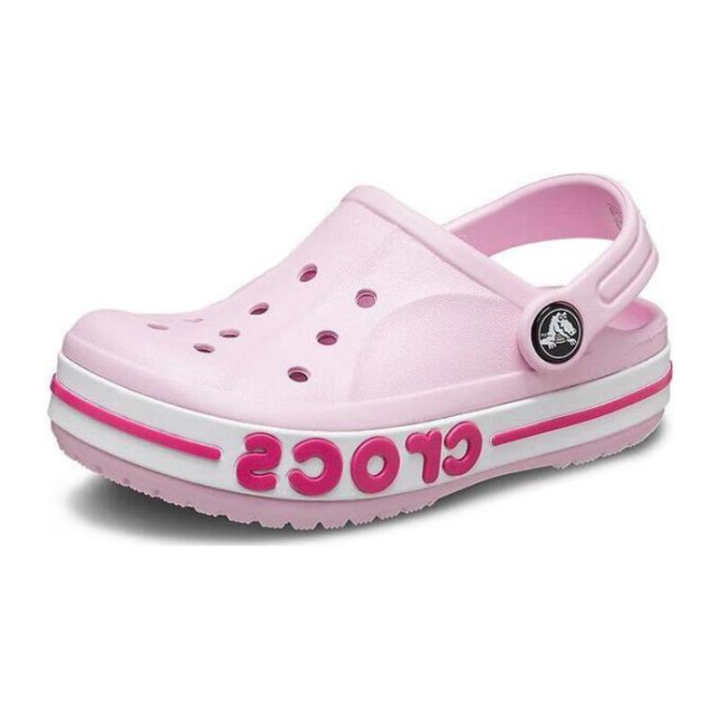 Crocs Comfortable Non-slip Shock-Absorbing Children's Sandals Ballet Pink Children's Model