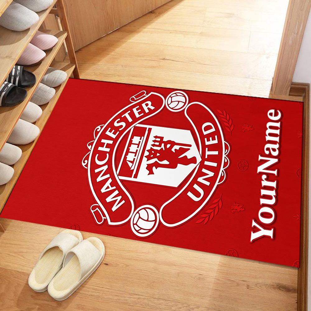 Manchester Personalized Name Carpet Perfect for Study room Dining Room Decorate room Game Room Anti-slip Rug Office home decor