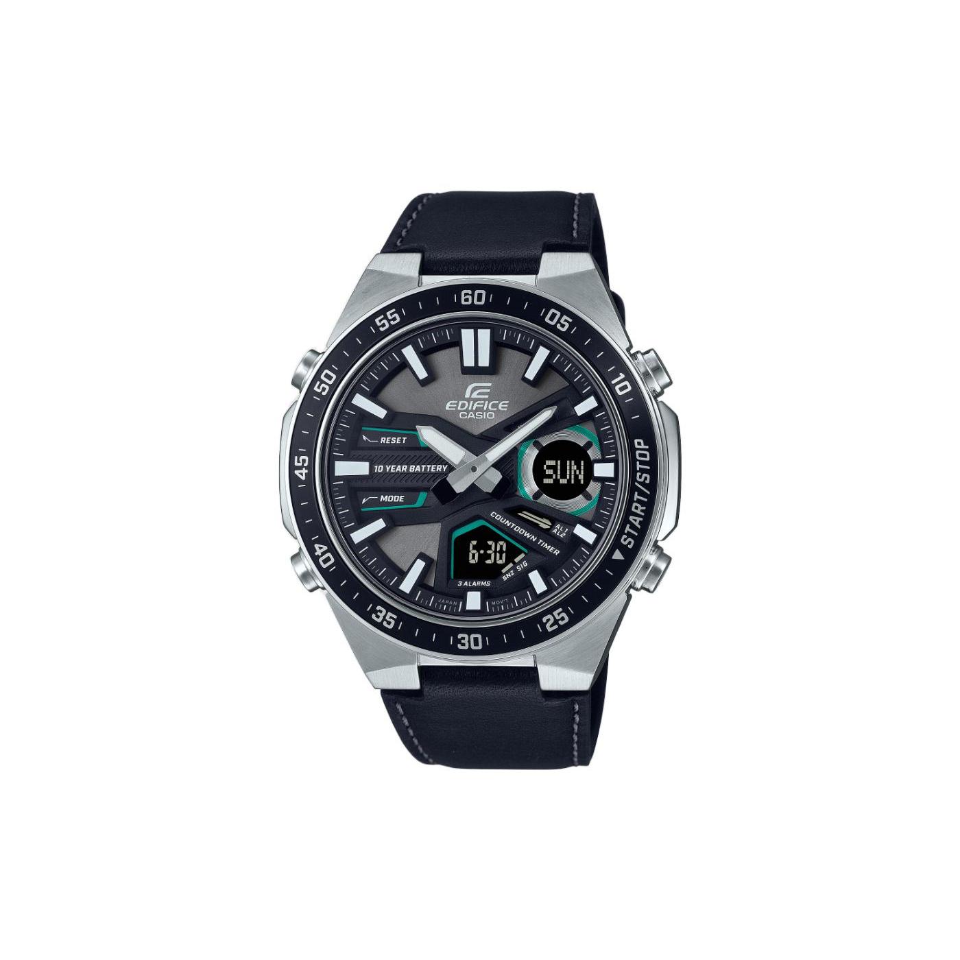 CASIO Men EDIFICE Black Watch EFV-C110L-1AV EFV-C110L-1AV Gray Black Watch Dial