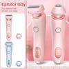 Portable Double-head Electric Shaving Device for Men and Women, Bikini Private Area and Armpit Hair Removal Device