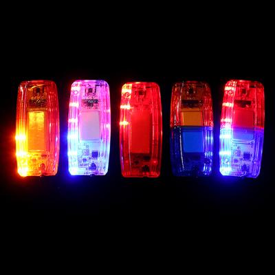 Led Schulter Lampe Rot Blau Vorsicht Notfall Polizei Licht Blinkende Schulter Lampe Usb Aufladbare Schulter Warnung