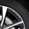 4Pc Auto Wheel Hub Badge Tire Rim Stickers Accessories Car Styling for Mercedes Benz AMG W204 W124 W210 W205 W211 W203 W212 W211