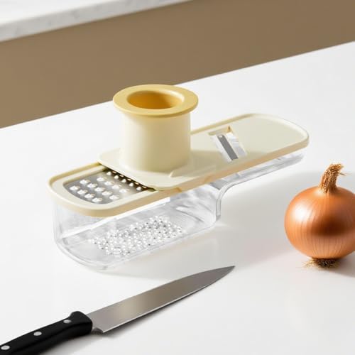 Mini Garlic Press, Food Garlic Crusher - Kitchen Utensil for Restaurant, Household, Outdoor Camping Spice Preparation