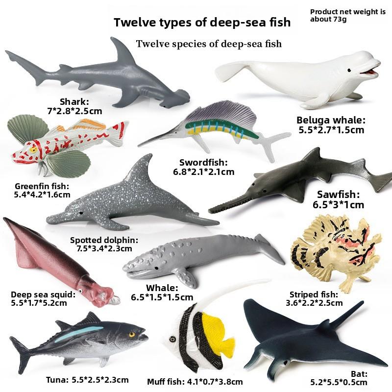 Mini Wild Animal Model Set With Plastic Figures For Educational Display And Collection