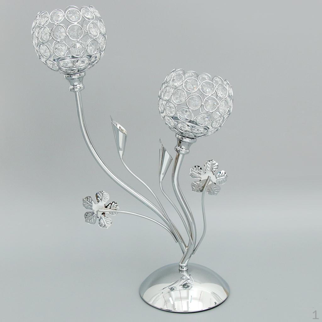 

Exquitise Candle Holder Tea Bowl Candlestick Candelabra Tabletop Vase with Stand Base