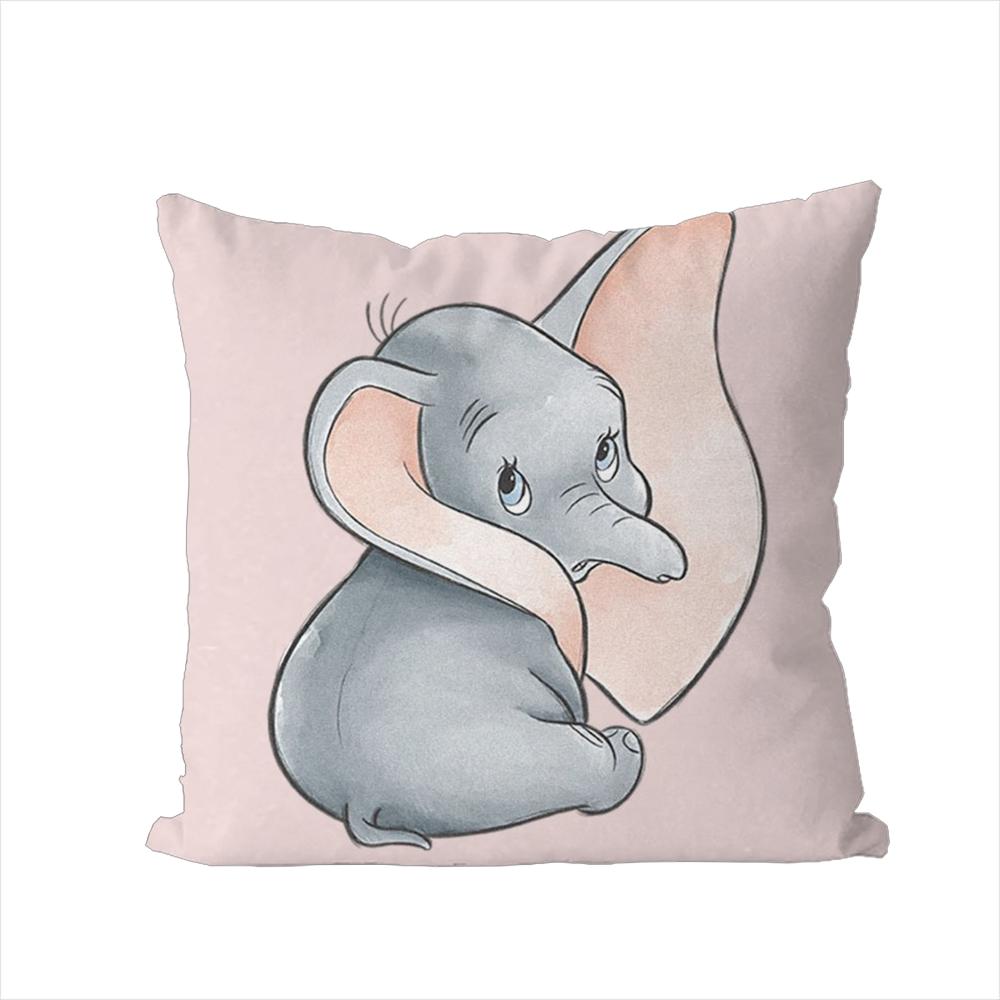 

DDumbo Pillow Case For Car Sofa Decorative Home Doublesided Print Plush Square Throw Pillow Cushion Cover 30x30cm