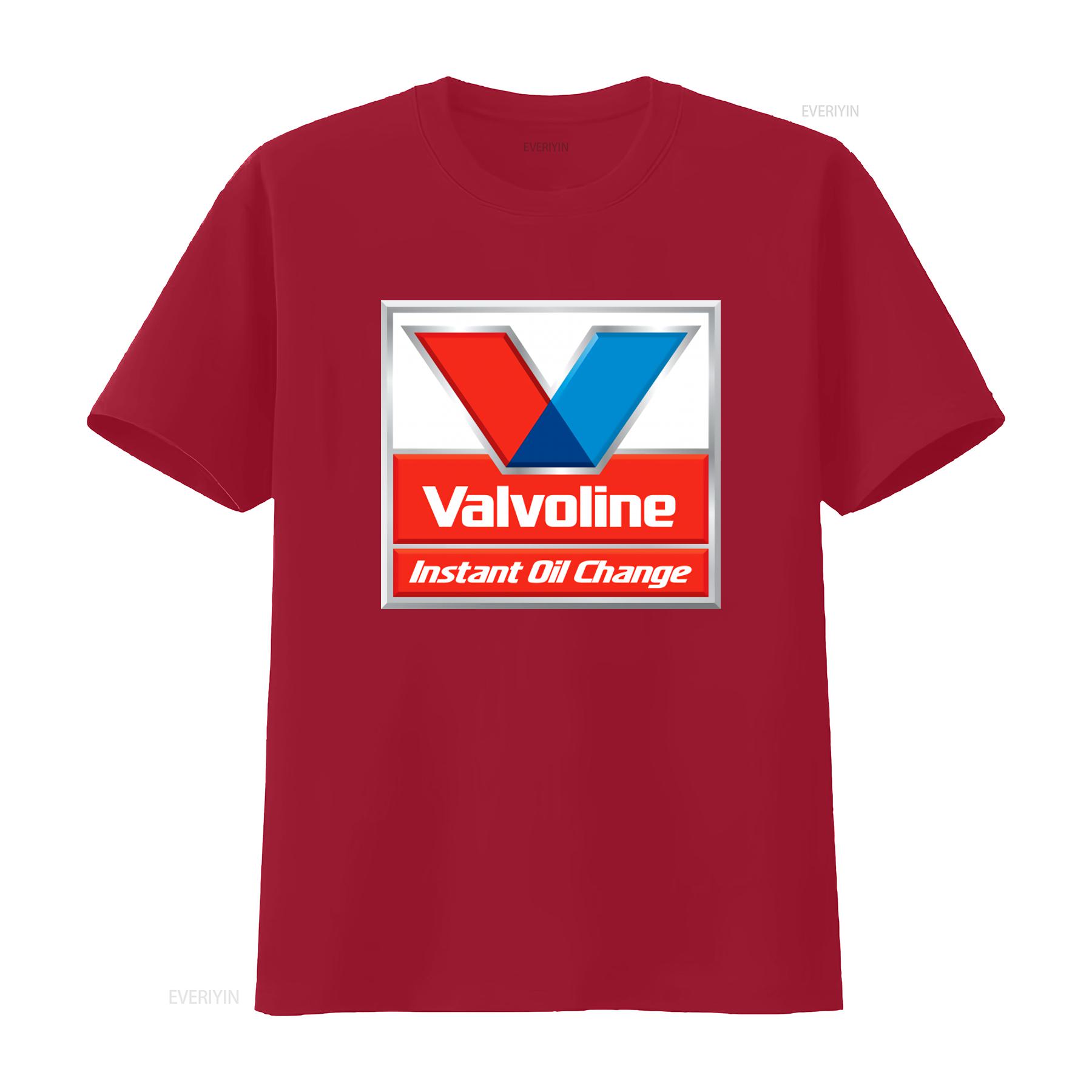 

Valvoline Instant Oil Change T Shirt for Casual vintage Washed Top For Everyday Wear Unisex Breathable designer clothes S