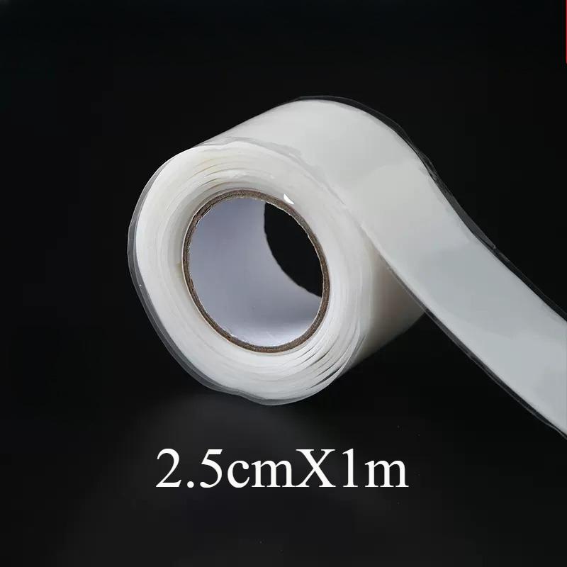 Samowulkanizująca taśma silikonowa wodoodporna zatrzymująca wycieki naprawcza elektryczna izolacyjna taśma hydrauliczna samochodowa taśma do łączenia rur i węży