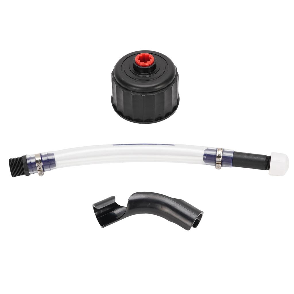 Racing Fuel Filler Hose and Cap Kit Upgrade Filter Design Transparent Fuel Filler Hose and Cap for LC2 Jugs
