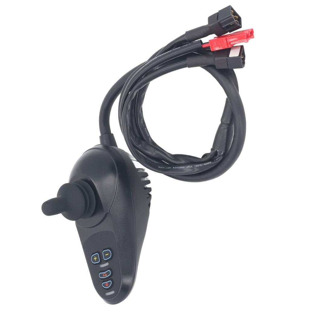 Electric Wheelchair Power Controller 50A 4 Keys Brush Electric Wheelchair Joystick Controller DC24V