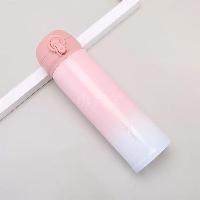 Xiaoyueya 304 Stainless Steel Gradient Pop-Up Thermos