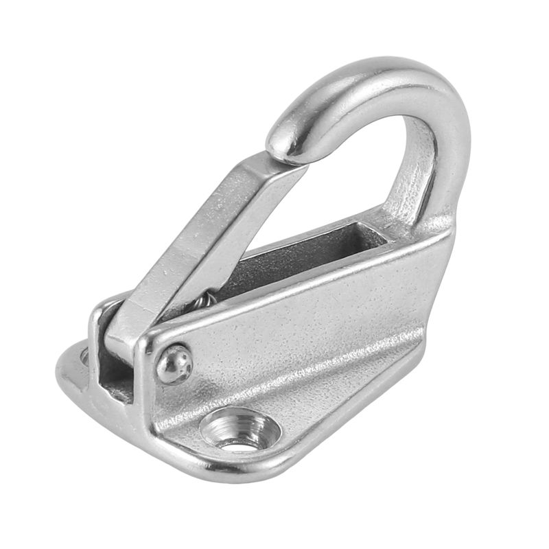 ABXV-Marine Boat Fender Hooks Stainless Steel Spring Snap Type Fender Fending Hook Hanger 1 Pcs