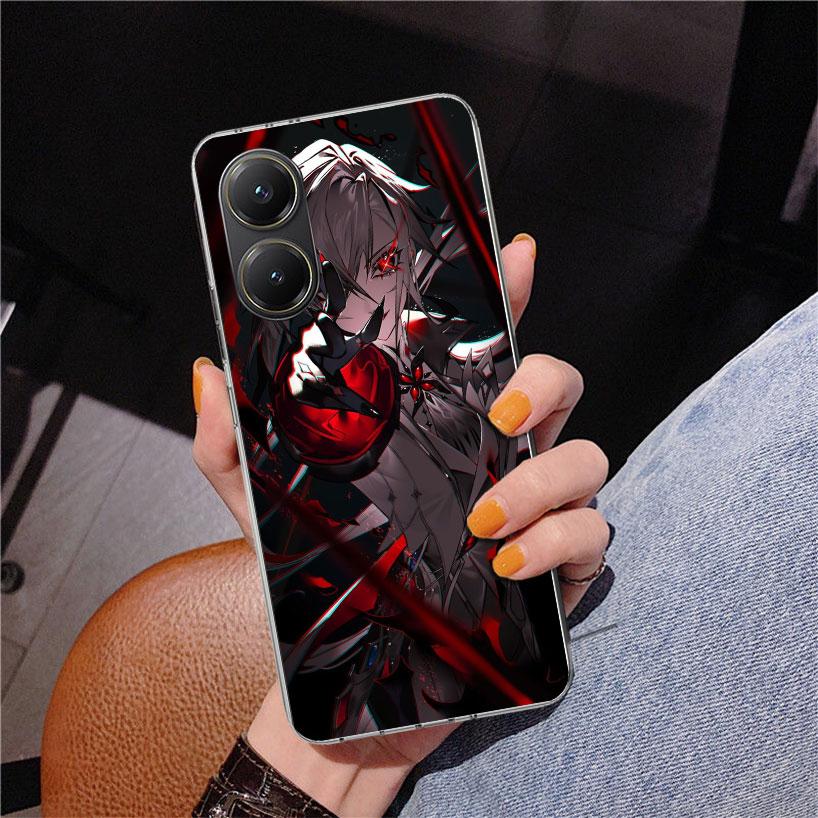 Arlecchino Genshin Impact Phone Case For Xiaomi Poco X7 X6 X5 Pro F7 Ultra Redmi 15C 15 13C 13 12C 12 10 10A 10C 9 9A 9C 9T Cove