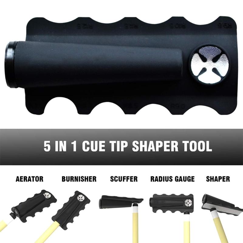 Efficient Billiard Cue Tip Repair Tool Billiards Cue Tip Corrector Tool for Enduring Use and Comfortable