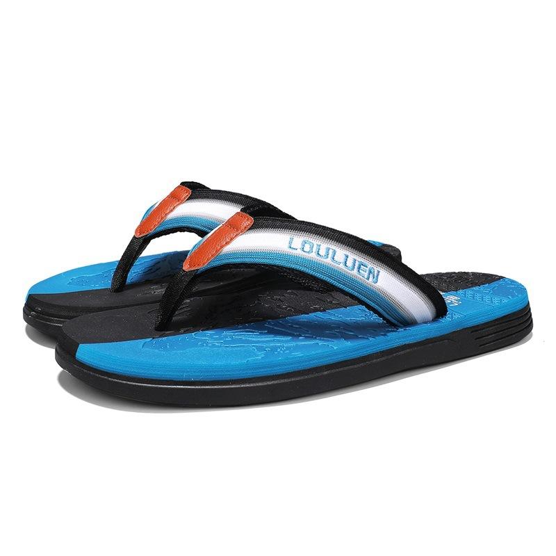 

Men s flip-flops summer wear non-slip pinch foot beach sandals new men s trend outdoor sports slippers men 39