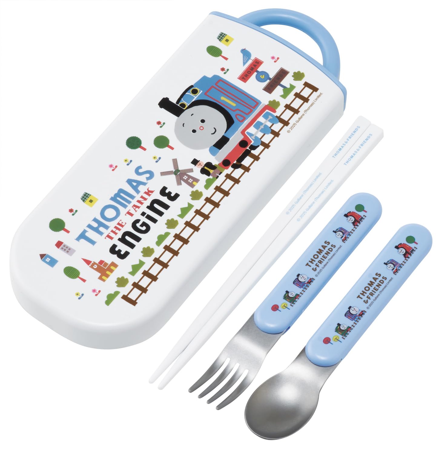 

Skater Bento Chopsticks Trio Set Thomas the Tank Engine x Tsumpapa Design for Boys and Girls Children s (Chopsticks, Spoon, Fork) 16.5cm (TACC2-A)