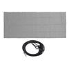 Grounding Sheet Organic Cotton Silver Fiber Earth Grounded Mat for Bed Anti Static with Grounding Cord 68x132cm Gray