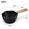 Hot Oil Pan Melting Pot Saucepan Frying Egg Pan for Bakery Restaurant Festival Kitchen