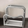 1pc Stainless Steel Knife Holder Kitchen Pot Lid Storage Rack Cutting Board Shelf Household Draining Rack Kitchens Accessories