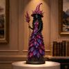 Handcrafted Resin Witch Figurine Halloween Home Decor Gift Fall Harvest Autumn Gothic Tabletop Statue