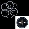 4 stk Erstatningspakninger Gummitetningsring For Magic Bullet Flatt Kryssblad