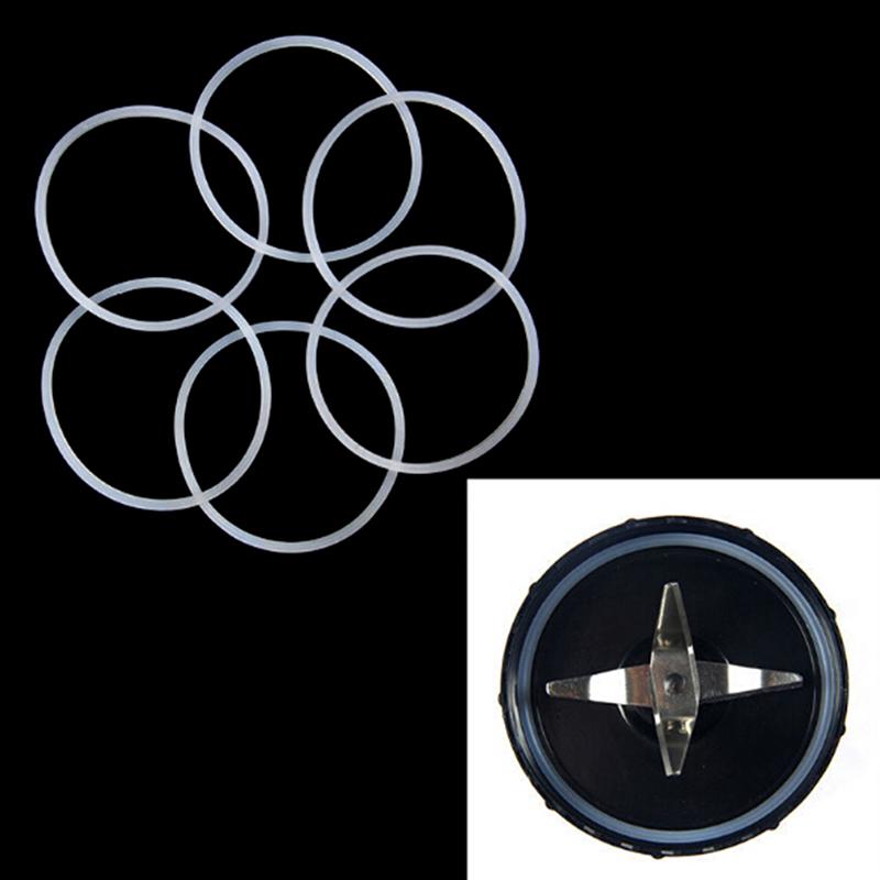 4 stk Erstatningspakninger Gummitetningsring For Magic Bullet Flatt Kryssblad