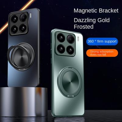 For Xiaomi Mi 15 Pro Case Hard Matte With Ring Magnetic Protective Back Cover Case For Xiaomi Mi 15 14 13T 12 Pro 14 Ultra Shell
